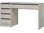 Beautysofa Schreibtisch, Kaschmir, Holzwerkstoff, 5 Schubladen, 120x75.5x57 cm,