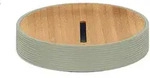 Kleine Wolke Seifenschale Schliff, Gr&uuml;n, Stein, Uni, 2.2 cm, Badaccessoires,