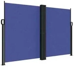 furnicato Seitenmarkise, Blau, Textil, Rechteckig, 1200x160x1200 cm, Sonnen- &