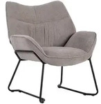 Mr. Deko Sessel, Hellgrau, Metall, Uni, 1-Sitzer, 73x76x67 cm, Esszimmer,...