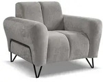 Beautysofa Relaxsessel, Grau, Metall, 100x83x98 cm, Wohnzimmer, Sessel,...