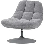 Livetastic Sessel Elvi, Hellgrau, Metall, 73x81x84 cm, Sitzfl&auml;che 360&deg;...