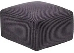 Beliani Pouf, Grau, Textil, 1-Sitzer, Quadratisch, 50x30x50 cm, Wohnzimmer,...
