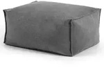 Mokebo Pouf, Anthrazit, Textil, 60x25x45 cm, Oeko-Tex&reg;, Wohnzimmer, Hocker,...