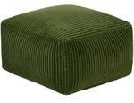 Beliani Pouf, Gr&uuml;n, Textil, 1-Sitzer, Quadratisch, 50x30x50 cm, Wohnzimmer,...
