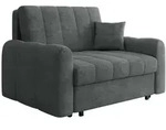 Mirjan24 Schlafsofa, Grau, Metall, 2-Sitzer, 148x85x98 cm, Wohnzimmer, Sofas &