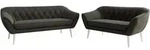 MKS Sitzgarnitur, Dunkelgrau, Holzwerkstoff, 5-Sitzer, Rechteckig, 180x75x74 cm,