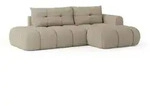 Masseno Ecksofa, Beige, Holz, 4-Sitzer, L-Form,L-Form, 279x158 cm, Wohnzimmer,...