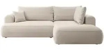 Selsey Ecksofa, Beige, Kunststoff, 3-Sitzer, Ottomane rechts,L-Form, 260x165 cm,