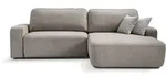 Beautysofa Eckschlafsofa, Cappuccino, Textil, L-Form,L-Form, 258x171 cm,...
