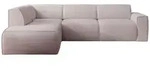 Selsey Ecksofa, Beige, Kunststoff, 4-Sitzer, Ottomane links,L-Form, 292x220 cm,