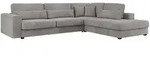 MKS Ecksofa, Grau, Kunststoff, 3-Sitzer, L-Form,L-Form, 316x249 cm, Oeko-Tex&reg;,