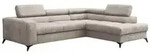 Fun M&ouml;bel Ecksofa, Creme, Textil, Ottomane rechts, 271x202 cm, Wohnzimmer,...