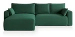 Masseno Ecksofa, Gr&uuml;n, Holz, 3-Sitzer, L-Form,L-Form, 265x178 cm, Wohnzimmer, Sofas