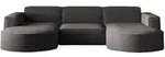 Kaiser M&ouml;bel Ecksofa, Dunkelgrau, Holz, 299x165 cm, Wohnzimmer, Sofas &...