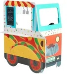 Teamson Kids Taco-Truck, Mehrfarbig, Holz, Freiform, 81x96x61 cm, Spielzeug,