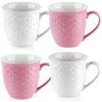 Orion Keramikbecher-Set, Wei&szlig;, Keramik, Rund, Kaffee & Tee, Tassen,...