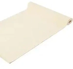 Homescapes Tischl&auml;ufer, Creme, Textil, Uni, Rechteckig, 44x178 cm, Oeko-Tex&reg;,
