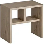 Livetastic Beistelltisch, Sonoma Eiche, Holzwerkstoff, quadratisch, 29.5x45x50...