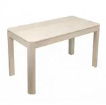 Livetastic Esstisch, Wei&szlig;, Holz, Mangoholz, massiv, rechteckig, eckig,...