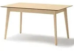Selsey Esstisch, Beige, Holz, 6-Sitzer, Rechteckig,Rechteckig, 145x77x85 cm,