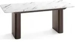 WFL Group Esstisch, Ecru, Metall, 12-Sitzer, Rechteckig,Rechteckig, 276x76x90 cm,