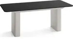 WFL Group Esstisch, Schwarz, Metall, 14-Sitzer, Rechteckig,Rechteckig, 296x76x90 cm,
