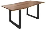 Massivmoebel24 Baumtisch, Natur, Holz, Echtholz,Akazie, 8-Sitzer, 100x76x200 cm,