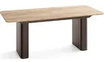 WFL Group Esstisch, Eiche Wotan, Metall, 12-Sitzer, Rechteckig,Rechteckig, 276x76x90