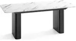 WFL Group Esstisch, Ecru, Metall, 14-Sitzer, Rechteckig,Rechteckig, 296x76x90 cm,
