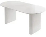 Lookway Esstisch, Wei&szlig;, Holzwerkstoff, 180x75x90 cm, Esszimmer, Tische, Esstische