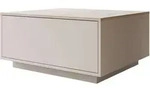 Mirjan24 Couchtisch, Sand, Kunststoff, Rechteckig,Rechteckig, 80x39x70 cm,