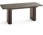 WFL Group Esstisch, Dunkelgrau, Metall, 12-Sitzer, Rechteckig,Rechteckig, 276x76x90