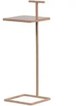 Livetastic Beistelltisch Toste, Altrosa, Metall, quadratisch, eckig, 22x64x22 cm,