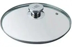 Chefkoch+Fackelmann Topfdeckel, Silber, Metall, Glas, rund, Kochen, T&ouml;pfe,