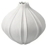 Goebel Vase, Wei&szlig;, Keramik, 12 cm, Dekoration, Vasen, Keramikvasen
