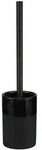Kleine Wolke Wc-B&uuml;rstengarnitur Deep, Schwarz, Keramik, 36.5 cm, Badezimmer, WC