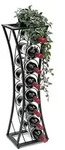 DanDiBo Weinregal, Schwarz, Metall, 25x83x20 cm, Wohnzimmer, Regale, Weinregale