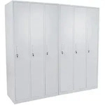 MCW Schliessfach, Grau, Metall, 180x180x50 cm, Garderobe, Garderobenschr&auml;nke,