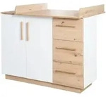 Roba Wickelkommode, Wei&szlig;, Holzwerkstoff, 3 Schubladen, Rechteckig,...