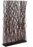 Creedwood Raumteiler, Braun, Naturmaterialien, 70x110x17 cm, Wohnzimmer,...