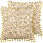Beliani Dekokissen, Ecru, Textil, 45x45 cm, Wohntextilien, Kissen, Dekokissen