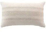 Douceur d ́int&eacute;rieur Zierkissen, Beige, Naturmaterialien, 30x50 cm,...