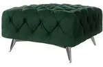 S-Style Hocker, Smaragdgr&uuml;n, Metall, Echtholz,Buche, Birke, 1-Sitzer, F&uuml;llung: