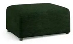 Fun M&ouml;bel Polsterhocker, Dunkelgr&uuml;n, Textil, 100x45x91 cm, Wohnzimmer, Hocker