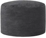 icon Sitzpouf, Schiefer, Textil, 1-Sitzer, Zylindrisch, 55x35x55 cm,...