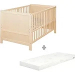 Roba Babybett, Natur, Textil, Rechteckig, 70x140 cm, Babym&ouml;bel, Babybetten,
