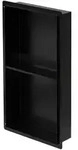 LuxeBath Duschnische, Schwarz, Metall, Rechteckig, 30x60x10 cm, Badezimmer, Baden &