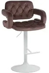 CLP Barhocker, Braun, Textil, 62x103x55 cm, Esszimmer, Barm&ouml;bel, Barhocker