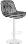 CLP Barhocker, Grau, Textil, 46x92x54 cm, Esszimmer, Barm&ouml;bel, Barhocker